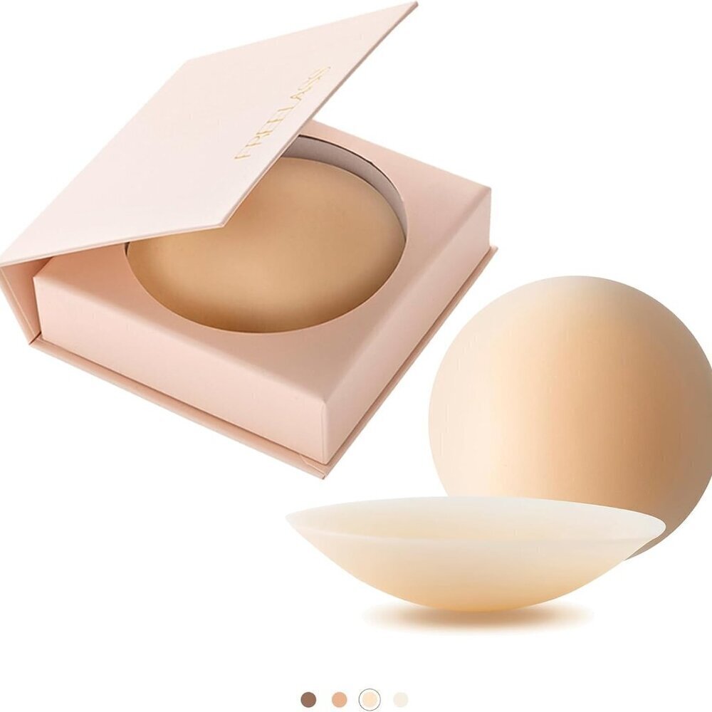 Silicone Nipple Covers Women Reusable Invisible Pasties for Backless Strapless